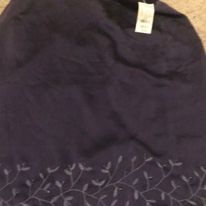 Cute skirt with beads on bottom Sheer with Lining